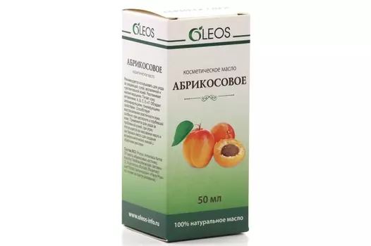 Масло Oleos Абрикосовое косметическое, 50 мл