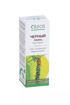 Масло Oleos Черный перец эфирное, 5 мл