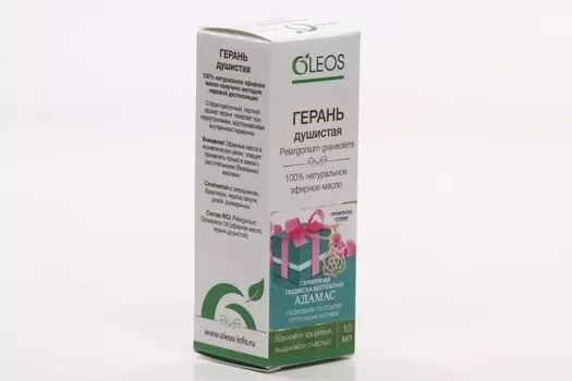 Масло Олеос Герань эфирное, 10 мл