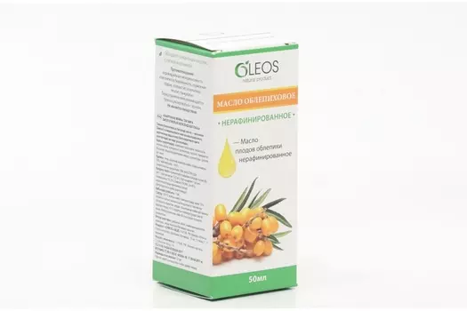 Масло Oleos облепиховое д/приема внутрь, 50 мл