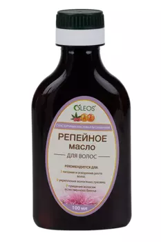 Масло Олеос Репейное с касторовым маслом/витаминами, 100 мл