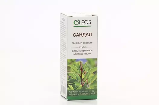Масло Oleos Сандаловое дерево эфирное, 5 мл