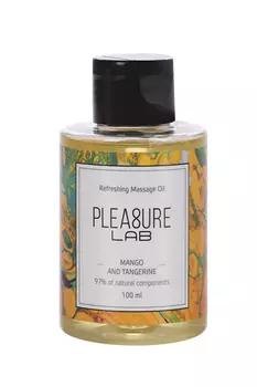 Масло Pleasure Lab Refreshing массажное манго/мандарин, 100 мл