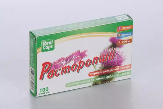 Масло Расторопши Биоконтур, 300 мг, 100 шт, капсулы