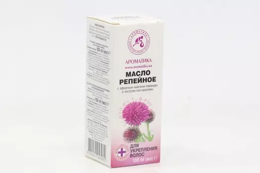 Масло Репейное Ароматика д/укрепления волос, 100 мл