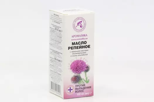 Масло Репейное Ароматика п/выпадения волос, 100 мл
