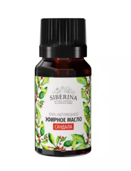 Масло Сандала Siberina эфирное натуральное, 8 мл