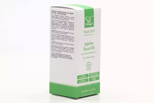 Масло SeaCare д/лица органическое омолаживающее жожоба 100% увлажнение восстановление, 30 мл
