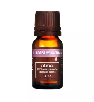 Масло Шалфея мускатного Atma эфирное, 10 мл