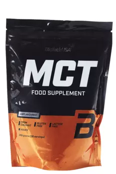 Масло среднецепочеч триглицерид BioTechUSA MCT, 300 г, порошок со вкусом кокоса