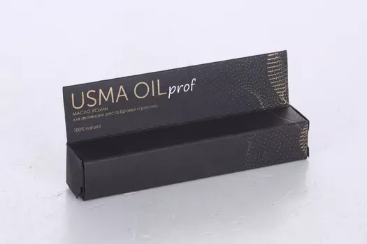 Масло усьмы Alisa Bon Usma Oil PROF д/роста бровей и ресниц с щёточкой, 10 мл