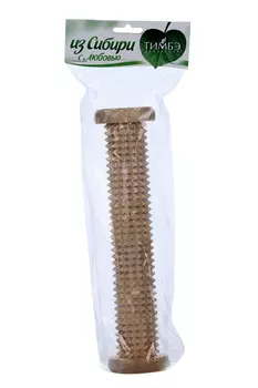 Массажер д/ног Валик деревянный с шипами d 5,524 см