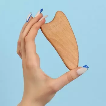 Массажер Гуаша Сердце 115 см деревянный