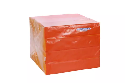 Мат Romana мягкий щит четверной 1000х1000х100 мм оранжевый/желтый