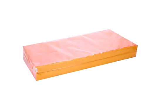 Мат Romana мягкий щит двойной 1000х1000х60 мм оранжевый/желтый