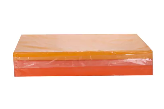 Мат Romana мягкий щит тройной 1500х1000х60 мм оранжевый/желтый