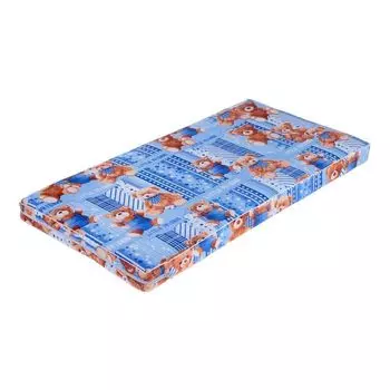 Матрас беспружинный «ЛЕЖЕБОКА» , 120х60х8см, цвет МИКС