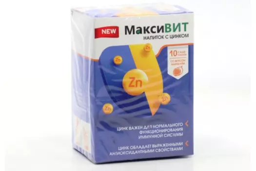 Максивит с цинком, 16 г, 10 шт, порошок