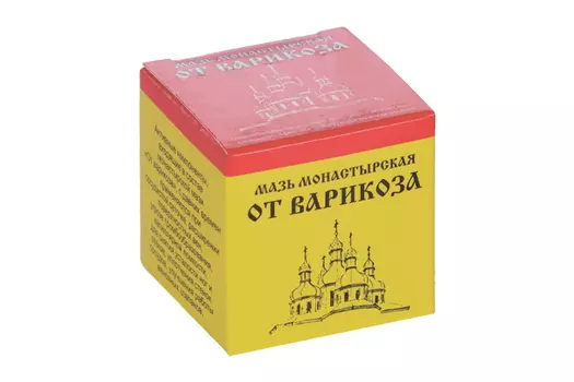 Мазь Бизорюк Монастырская от варикоза Архыз, 28 мл
