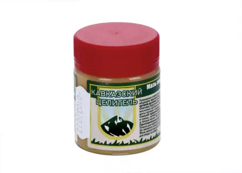 Мазь Кавказский целитель от кашля с барсучим жиром, 40 мл