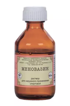 Меновазин, 40 мл, раствор для наружного применения спиртовой