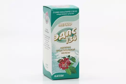 Меркур Эдас-134, 25 мл, капли гомеопатические