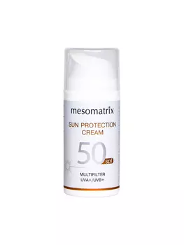 MESOMATRIX / МЕЗОМАТРИКС SUN PROTECTION SPF 50, крем солнцезащитный, увлажняющий, антиоксидантный, с гиалуроновой кислотой, 100 мл
