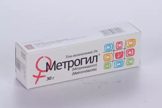 Метрогил 10 мг/г, 30 г, гель вагинальный