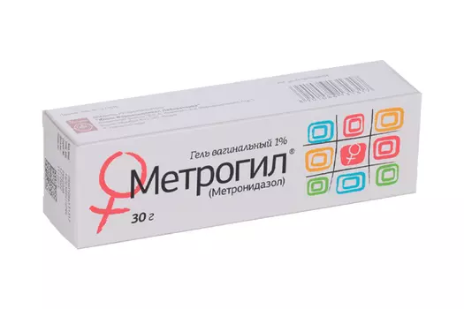 Метрогил 10 мг/г, 30 г, гель вагинальный