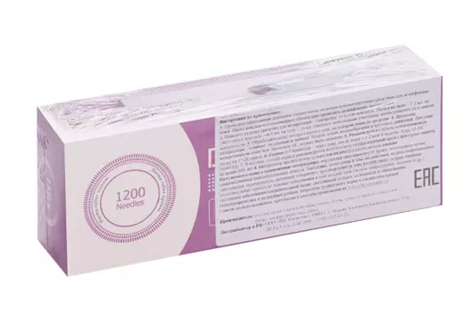 Мезороллер DRS 1200 игл длина 3.0 мм c титан напыл д/тела/лица д/роста волос