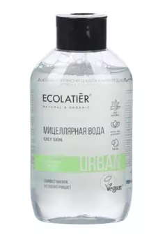 Мицеллярная вода ECOLATIER Чай матча/Бамбук д/снятия макияжа, 400 мл
