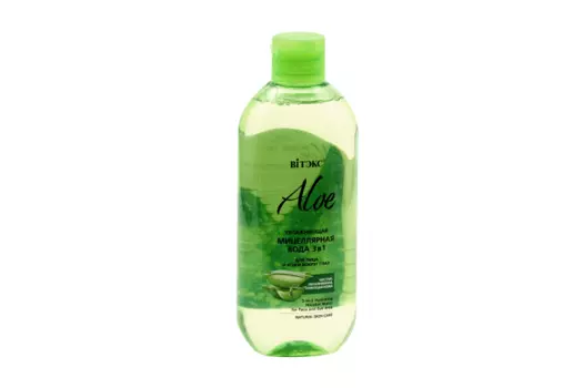 Мицеллярная вода Витэкс ALOE 97% 3 в 1 увлаж д/лица/кожи вокруг глаз, 400 мл