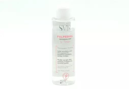 Мицеллярное желе Топиалис Пальпебраль д/снятия макияжа с глаз, 125 мл