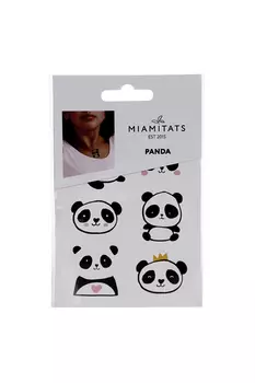 Мини-тату Miami Tattoos Panda переводные