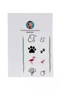 Мини-тату Mimitoo переводные Фламинго