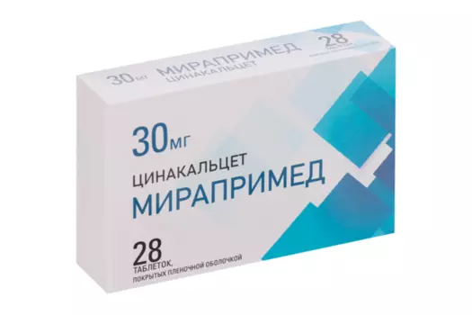 Мирапримед 30 мг, 28 шт, таблетки покрытые пленочной оболочкой