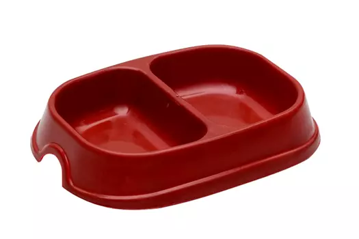 Миска 2 х 200 мл, красная