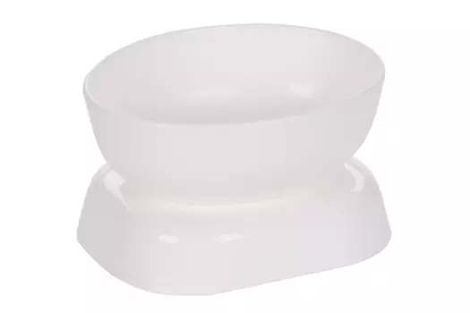 Миска Антицарапки д/кошек белая