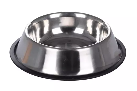 Миска из нерж.стали на резине 0,40 л