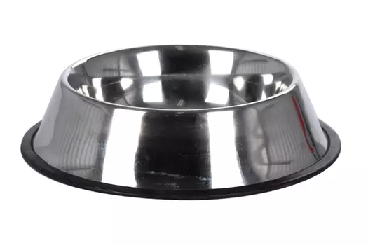 Миска из нерж.стали на резине 0,90 л