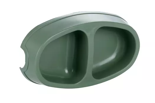 Миска ВАКА 237 д/кошек двойная 2х200 мл пластиковая (6214)