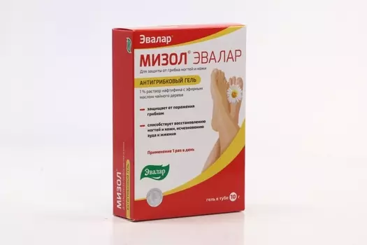 Мизол Эвалар, 10 г, гель