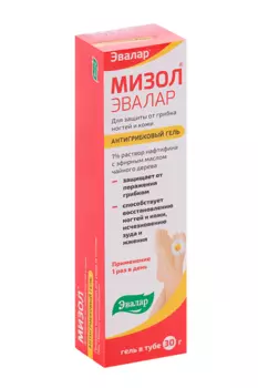 Мизол Эвалар, 30 г, гель