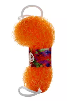 Мочалка банная " Бублик" малая, цвет микс