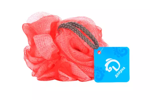 Мочалка д/тела Доляна Градиент 40 г цвет микс