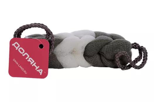 Мочалка д/тела Доляна Колосок 40 г цвет микс