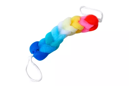 Мочалка д/тела Доляна Радуга 70 г