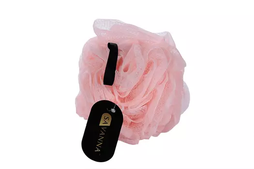 Мочалка д/тела SAVANNA Нежность 90 г цвет микс