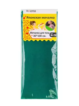 Мочалка Hozma японская массажная д/тела зеленый