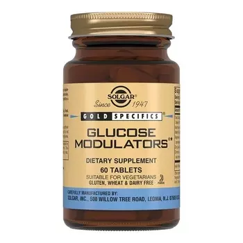 Модуляторы глюкозы таб. Солгар, 60 шт
